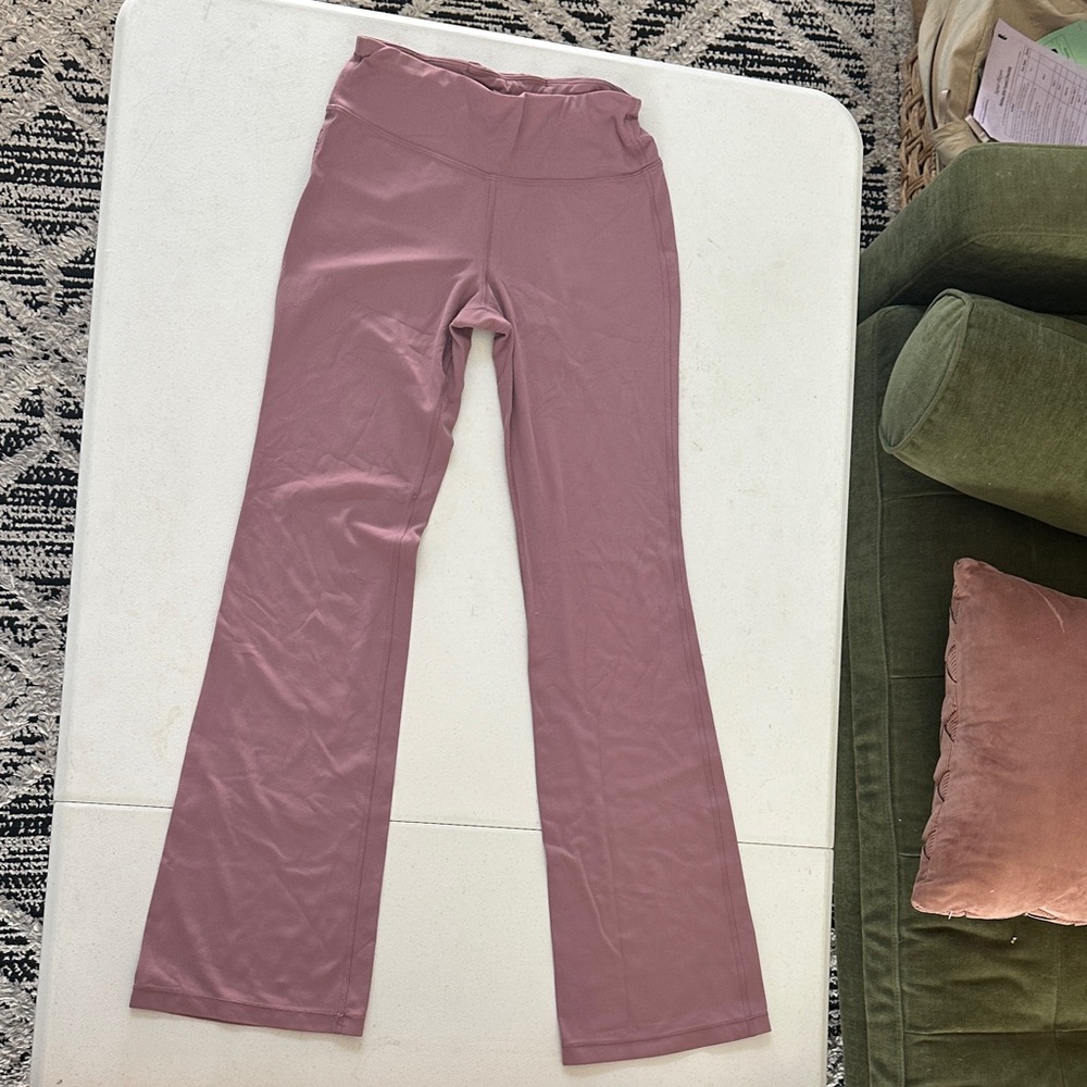 Kids Athleta Mauve High Rise Flare Pants